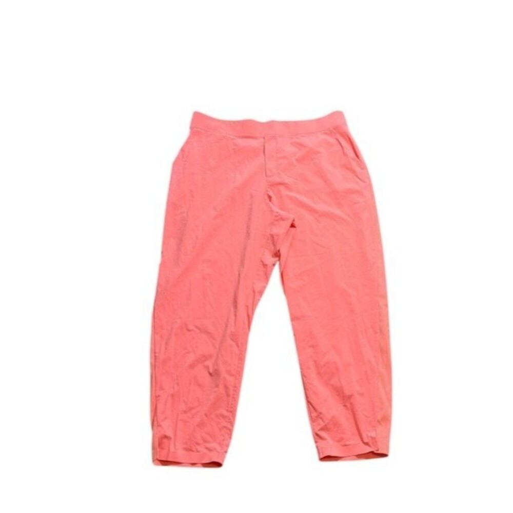 Athleta Brooklyn Ankle Pants Womens Size 18 Plus Sunset Glow Orange Athleisure
